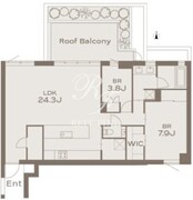 THE GRANDUO KAMIMEGURO 303 間取り図