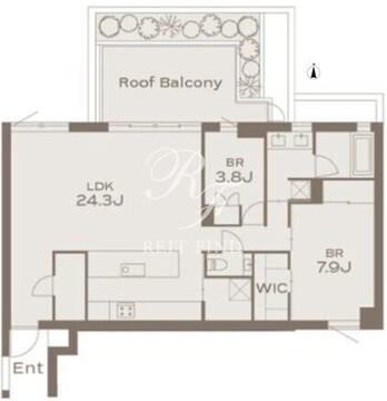 THE GRANDUO KAMIMEGURO 303 間取り図
