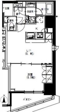エスレジデンス曳舟 507 間取り図