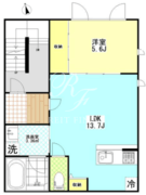 SGクレスト門前仲町 501 間取り図