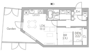 グランデュオ千歳船橋7 101 間取り図