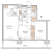 ブランシエスタ木場 1101 間取り図