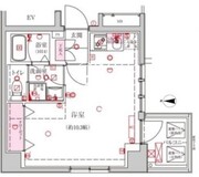 ベルシード新大橋 703 間取り図