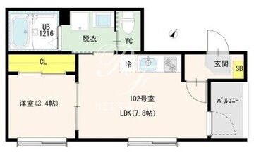 アルテアテラス池袋 302 間取り図