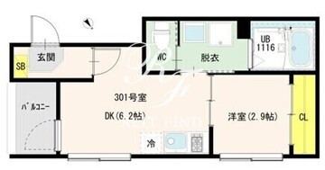 アルテアテラス池袋 201 間取り図