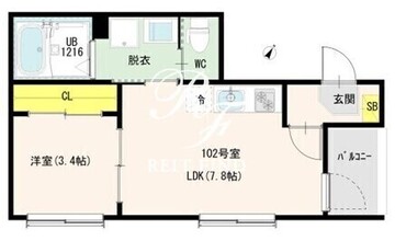 アルテアテラス池袋 202 間取り図