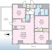 エスレジデンス板橋大山クレール 701 間取り図