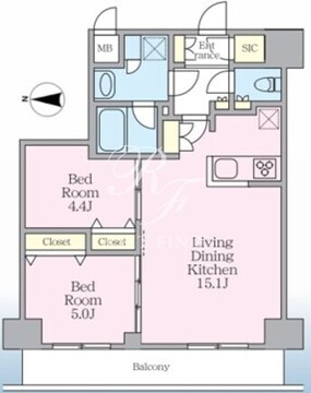 エスレジデンス板橋大山クレール 103 間取り図