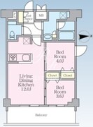エスレジデンス板橋大山クレール 605 間取り図