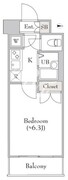 ラサンテ広尾 415 間取り図
