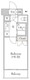 ラサンテ広尾 415 間取り図