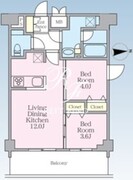 エスレジデンス板橋大山クレール 607 間取り図
