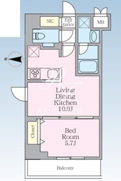 エスレジデンス板橋大山クレール 217 間取り図