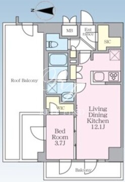 エスレジデンス板橋大山クレール 417 間取り図