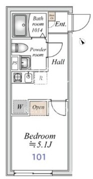 Gemini志村三丁目 101 間取り図