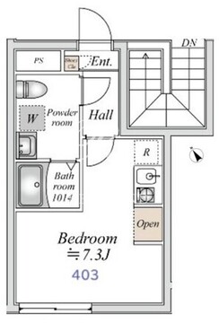 Gemini志村三丁目 403 間取り図