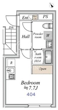 Gemini志村三丁目 404 間取り図