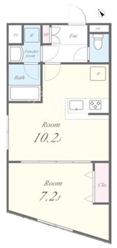 レジデンス高円寺スクエア 102 間取り図