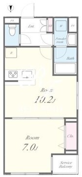 レジデンス高円寺スクエア 304 間取り図