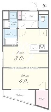レジデンス高円寺スクエア 402 間取り図