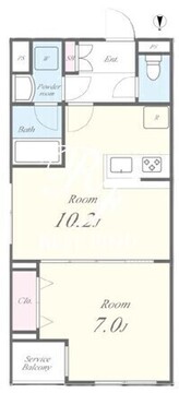 レジデンス高円寺スクエア 403 間取り図