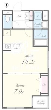 レジデンス高円寺スクエア 504 間取り図