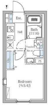 エスジーコート学芸大学 205 間取り図