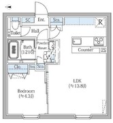 エスジーコート学芸大学 403 間取り図