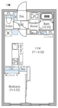 エスジーコート学芸大学 102 間取り図