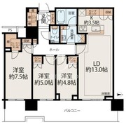 晴海フラッグ SUN-T-510 間取り図