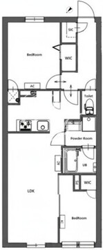 CREATIF東日暮里 502 間取り図