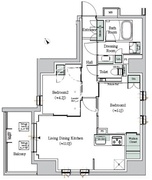 ワンルーフレジデンス中野 601 間取り図