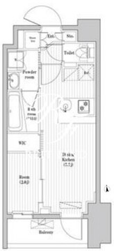 アジールコート蒲田 502 間取り図