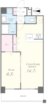 ベレッツァ文京 805 間取り図