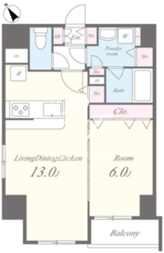 ミラージュエヴァン 201 間取り図