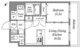 HF西新宿レジデンスウエスト 405 間取り図