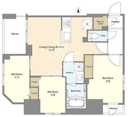 ドゥーエ両国4 301 間取り図
