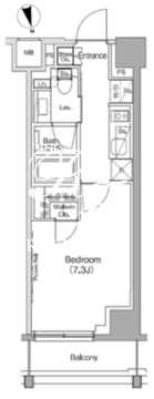 ザ・パークハビオ高円寺レジデンス 111 間取り図