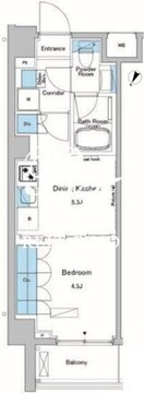 ルフォンプログレ中野富士見町 101 間取り図