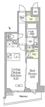 アイフラット明大前 202 間取り図