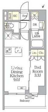 アイフラット明大前 305 間取り図