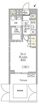アイフラット明大前 105 間取り図