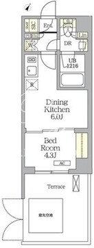 アイフラット明大前 106 間取り図