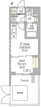 アイフラット明大前 208 間取り図