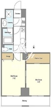 シェル中野弥生町 209 間取り図
