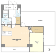 シェル中野弥生町 508 間取り図