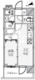 パークフラッツ蔵前 1102 間取り図