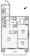 パークフラッツ蔵前 403 間取り図