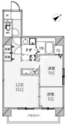 パークフラッツ蔵前 503 間取り図