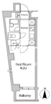 プラウドフラット代々木上原 301 間取り図